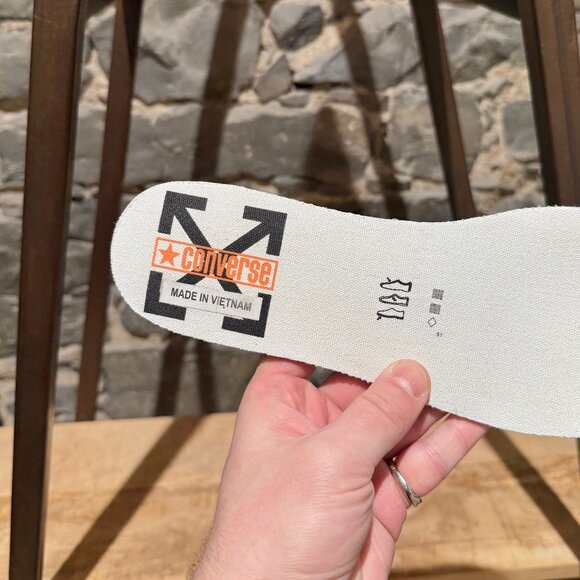 Converse X Off-White Chuck 70 Ivory High-top Sneakers - Picture 13 of 15